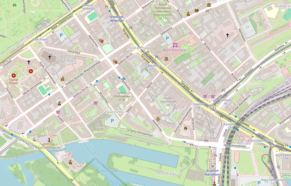 Mapa okolicy: ul. Kępna 2, 03-730 Warszawa